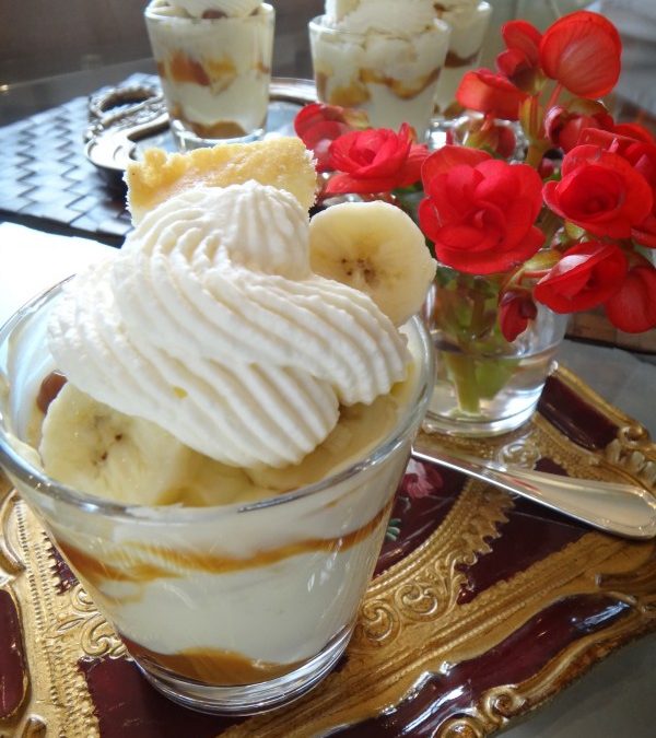 Pudim de banana em camadas (Banana pudding)