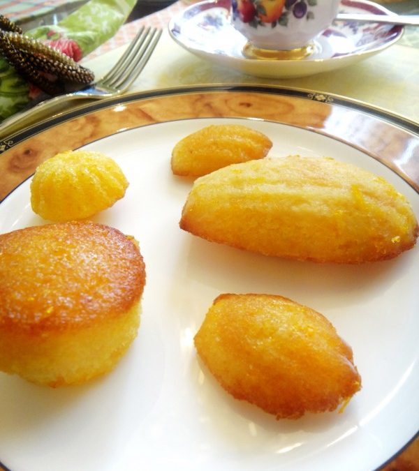 “Madeleines” de tangerina