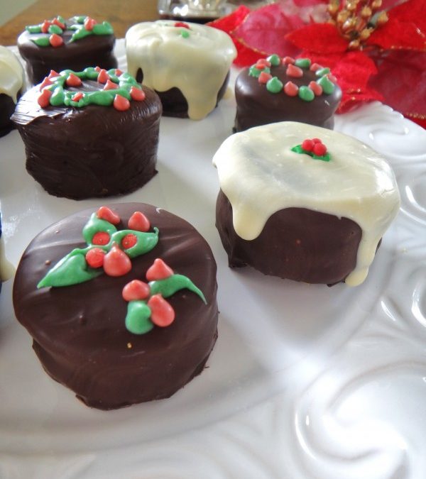 Pão de mel recheado com doce de leite e coberto com chocolate